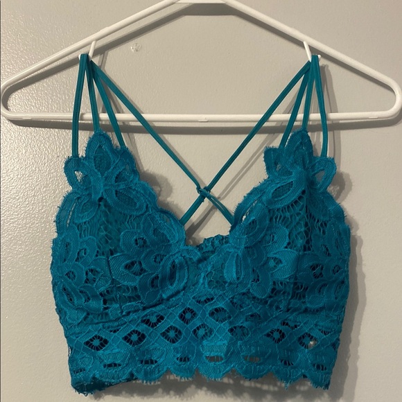 Anemone Other - Teal Lace Bralette
